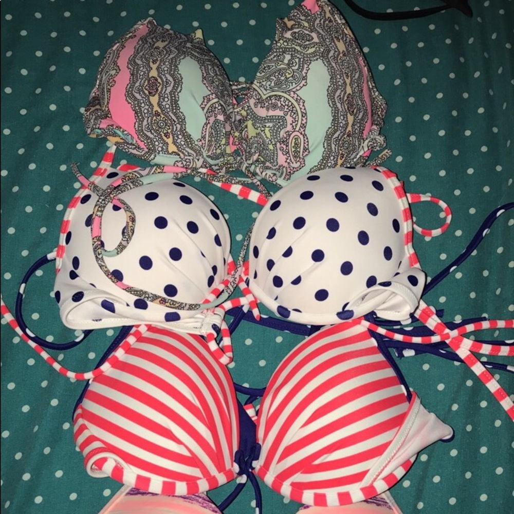 Victoria’s Secret size 32A swimsuit tops